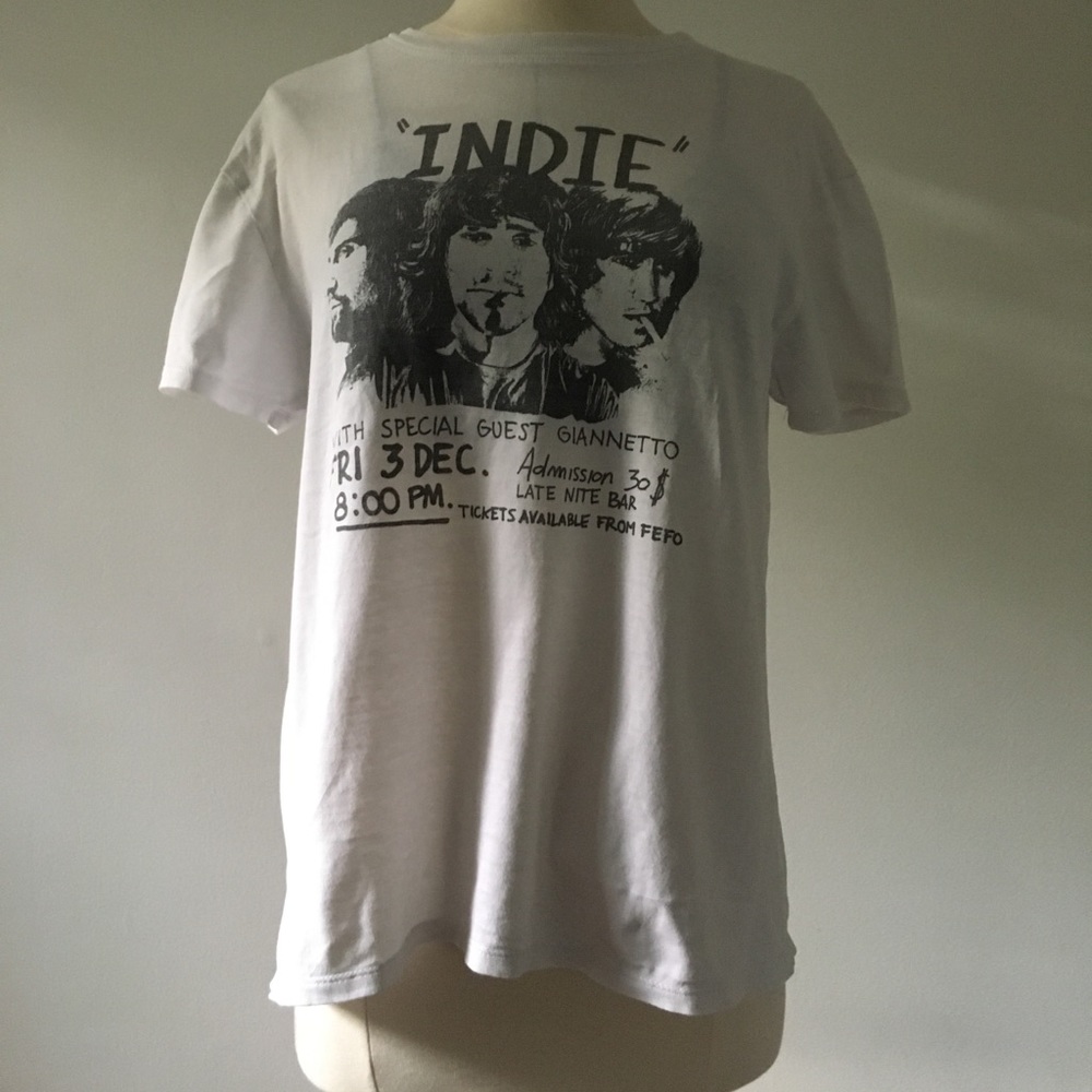 Brandy Melville indie band tee used